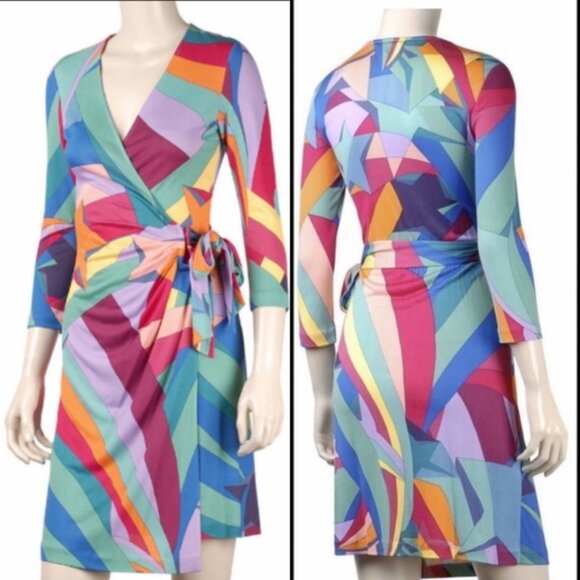 Diane Von Furstenberg Dresses & Skirts - DVF - Diane von Furstenberg Rare Wrap Dress - “Wonder Woman"